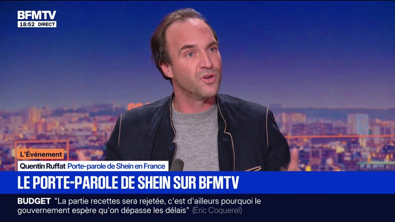 Poupées sexuelles sur Shein: "C'est inacceptable", déclare Quentin Ruffat, porte-parole de Shein France