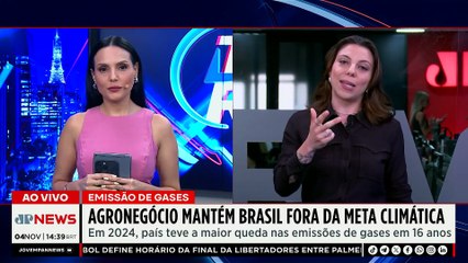 Agronegócio mantém Brasil fora da meta climática; entenda com Mariana Grilli | TEMPO REAL