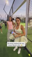 Influencer no reconoce a Antonella, la mujer de Leo Messi: La graba como si nada