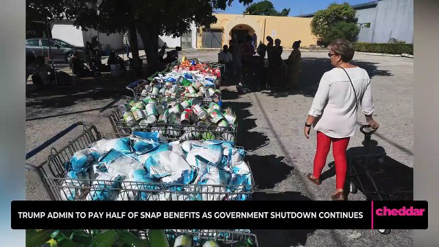 Trump Admin to Pay Half of Snap Benefits as Government Shutdown Continues