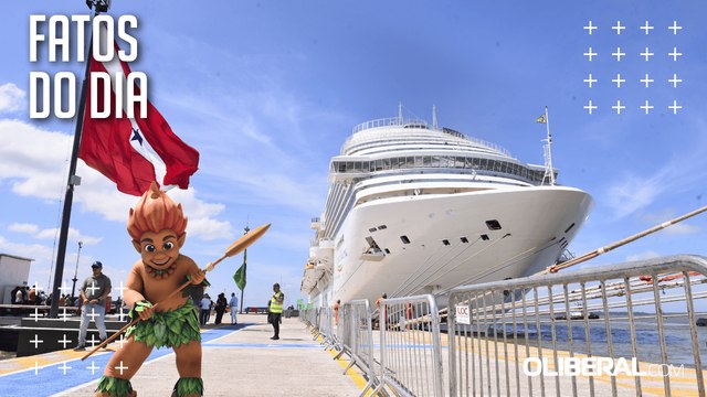 Navios de cruzeiro que vão ser utilizados como hotéis na COP 30 já estão em Belém