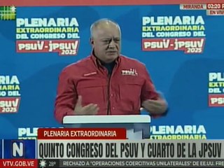 Sec. Gral. PSUV Cabello: Nuestro pueblo está listo para dar batalla y triunfar en cualquier circunstancia