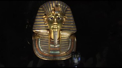 La collezione di Tutankhamon esposta al Grande Museo Egizio a Giza