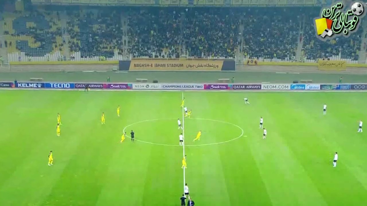 خلاصه بازی سپاهان و آخال