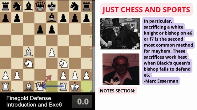 Smith-Morra Gambit. Finegold Defense. Introduction and Bxe6