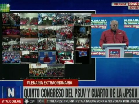 Secretario Gral. PSUV Diosdado Cabello: A la hora de defender la patria se vale todo