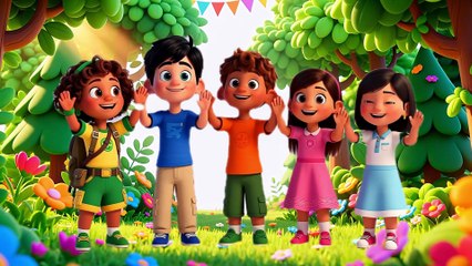 Aprende las vocales jugando en el bosque 🌳🎶