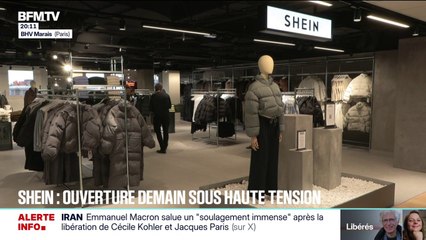 Le magasin Shein fera son entrée demain au BHV Paris, une ouverture qui sera sous haute tension