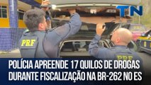 Polícia apreende 17 quilos de drogas durante fiscalização na BR-262 no ES