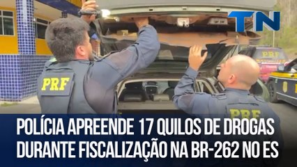 Polícia apreende 17 quilos de drogas durante fiscalização na BR-262 no ES