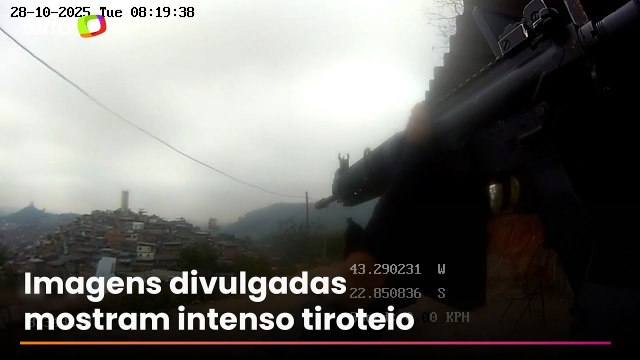 Câmeras corporais mostram confronto e resgate de policiais feridos em megaoperação no RJ