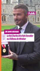 Sir David Beckham devient Chevalier
