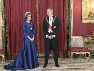 SSMM los Reyes reciben al sultán de Omán