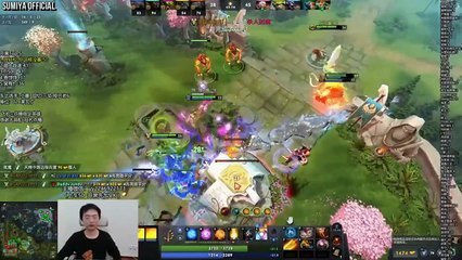 Sumiya Radiance Meme Build Quas Invoker Close Game | Sumiya Invoker Stream Moments 5214