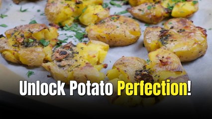 Ultra Crispy Smashed Potatoes