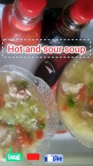 Hot and sour soup 🍲 chicken vegetable soup