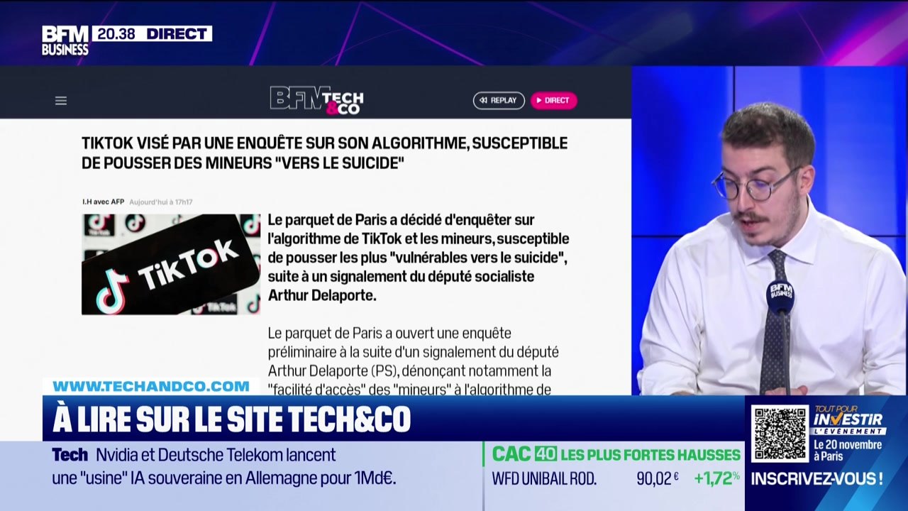 À lire sur le site Tech&Co : TikTok visé par un...