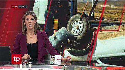 Choque de bus y vagoneta deja 12 heridos en ruta La Paz-Desaguadero