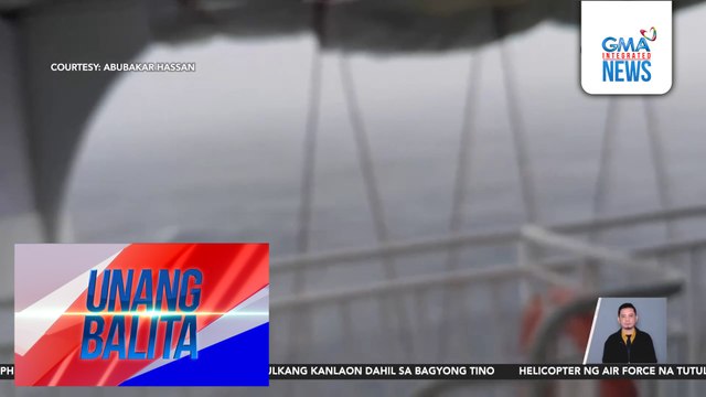 Malakas na ulan at hangin, nagdulot ng takot sa mga pasahero ng commercial vessel papuntang Zamboanga City | Unang Balita