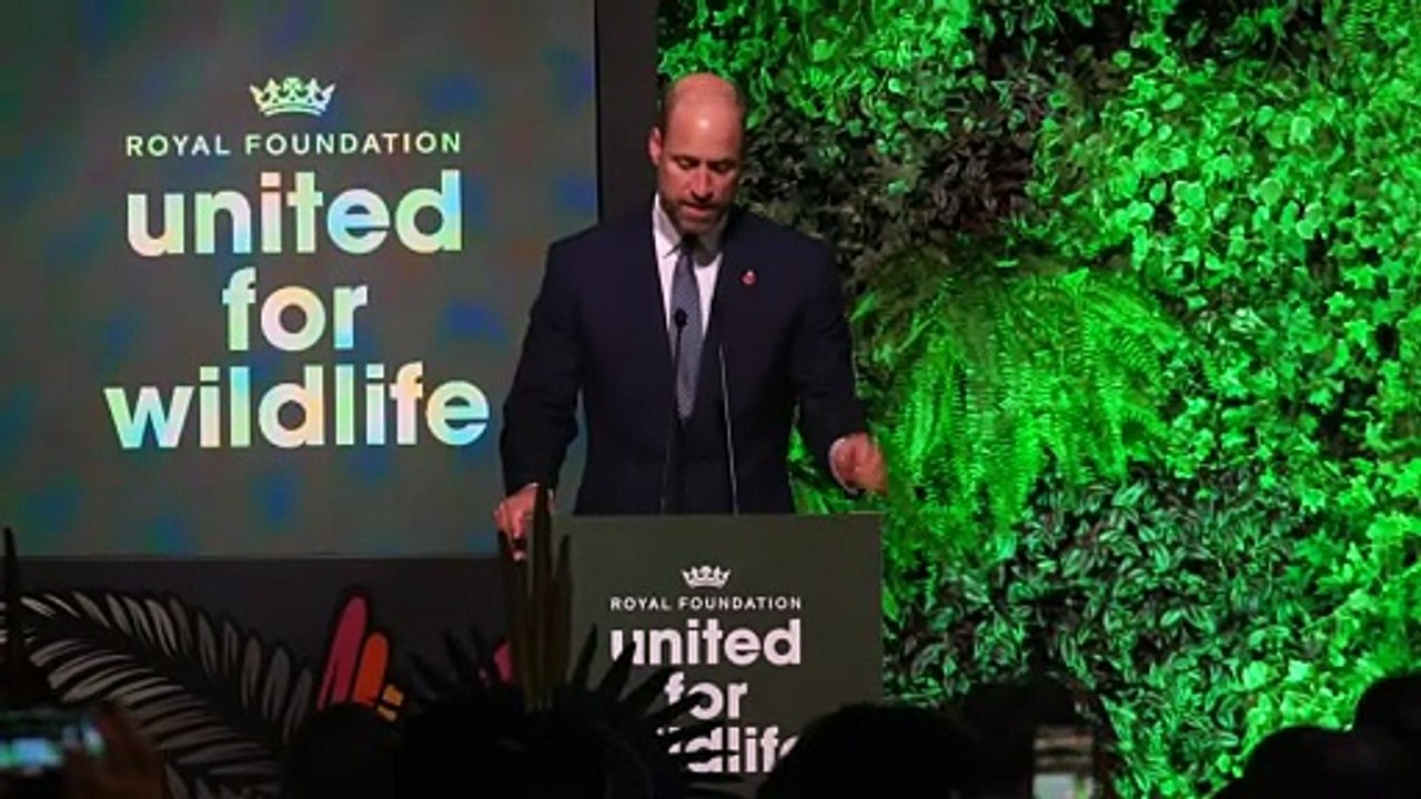Prince William warns of 'nature crisis' in speech at summit