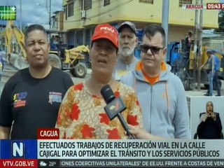 Gobierno de Aragua realiza trabajos de optimización de servicios públicos en Cagua