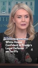White House Confident in Trump's Legal Defense on Tariffs