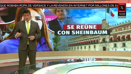 En Palacio Nacional, se reúnen Grecia Quiroz y la presidenta Sheinbaum