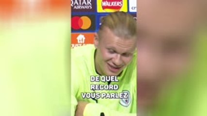 Man. City - Haaland : "Un record ? Quel record ?"