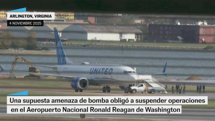Caos en Aeropuerto Ronald Regan por supuesta amenaza de Bomba