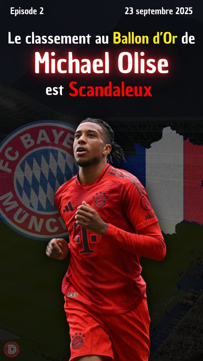 Le classement au Ballon d'Or de Michael Olise est un scandale.