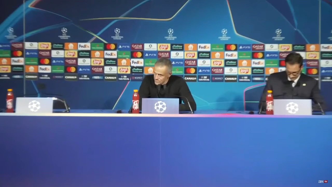 Luis Enrique conference de press