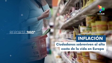 Familias españolas sobreviven a la inflación del país