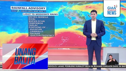 Weather update as of 7AM (November 5, 2025) | Unang Balita