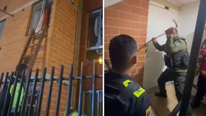 VIDEO | Hombre encerró y amenazó a su expareja y a su hija de 6 años con un cuchillo en Soacha