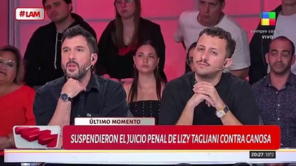 SUSPENDIERON EL JUICIO PENAL DE LIZY TAGLIANI CONTRA VIVIANA CANOSA