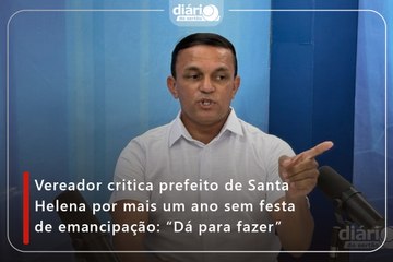 Vereador critica prefeito de Santa Helena por mais um ano sem festa de emancipação: “Dá para fazer”