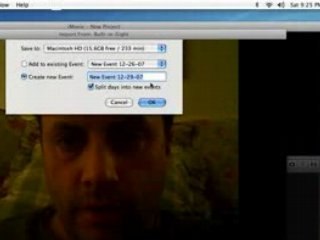 HOW TO record macbook webam in imovie.