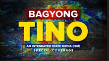 Mga malalaking kahoy, nagkalat sa komunidad matapos hagupitin ng bagyong Tino