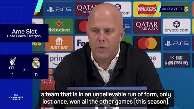 Slot hails 'impressive' Liverpool win over 'incredible' Real Madrid