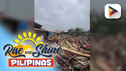 Bagyong #TinoPH, nag-iwan ng kabi-kabilang pinsala; Mga kabahayan at kalsada sa Danao City, Cebu, nalubog sa baha at putik | ulat ni Gab Villegas