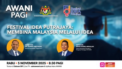 AWANI Pagi: Festival Idea Putrajaya : Membina Malaysia melalui idea