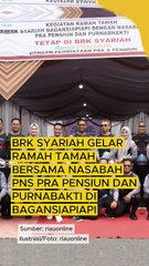 BRK Syariah Gelar Ramah Tamah Bersama Nasabah PNS Pra Pensiun dan Purnabakti di Bagansiapiapi