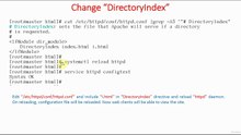 Change DirectoryIndex | Launch Single Website Using Apache Web Server | Apache Web Server