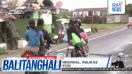Mahigit 3,200 indibidiwal, inilikas sa bayan ng Abuyog | Balitanghali