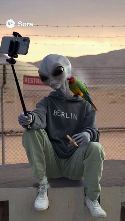 Alien Morgens in der Area51