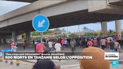 Tanzanie : l'opposition évoque "au moins 800 morts" dans les violences post-électorales