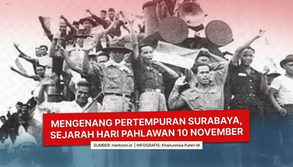 Mengenang Pertempuran Surabaya, Sejarah Hari Pahlawan 10 November