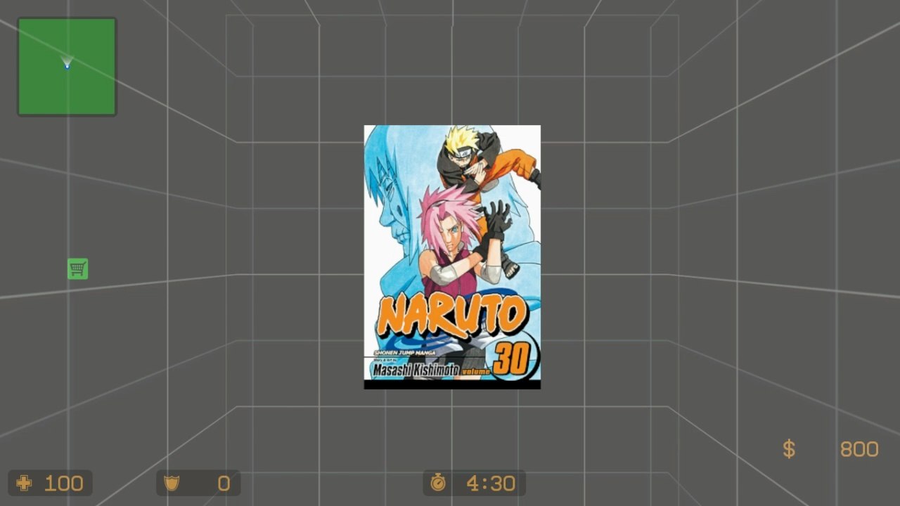 NARUTO Volume 30 Cover Art spray mod | Counter-Strike: Source
