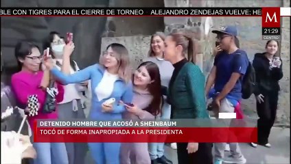 Autoridades detienen a hombre que acosó a Sheinbaum en calles de CdMx