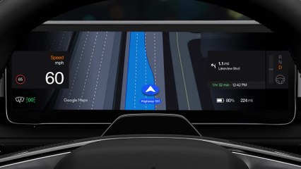 Polestar - Google Maps' live lane guidance